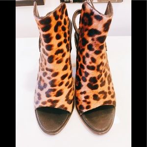 Rag & Bone leopard calf hair booties